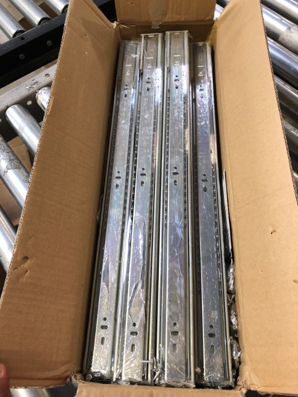 Photo 2 of 10 Pairs of 24 Inch Soft Close Full Extension Side Mount Ball Bearing Drawer Slides