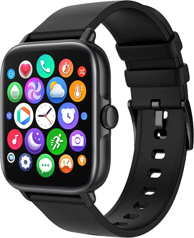 Photo 1 of Smart Watch(Call Receive/Dial), Fitness Watch 28 Sport Modes, 1.7'' Smart Watches for Women Men with AI Voice Control Call/Text/Heart Rate/Sleep Monitor, Phone Smartwatch for Android iOS Phones