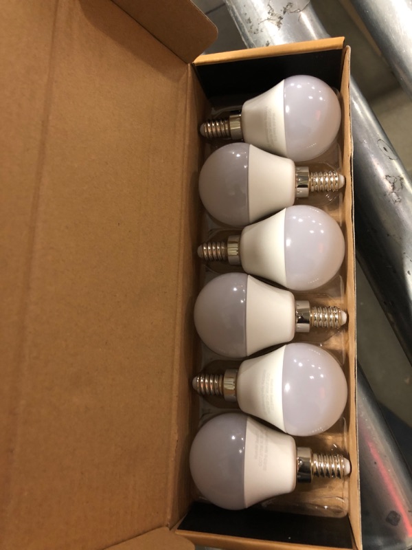 Photo 2 of 6 watt (60w Equivalent) Hansang LED Bulbs,E12 Small Base Candelabra Round Light Bulb,600 Lumen,Warm White 2700K,A15 LED Bulb Globe Shape,Non dimmable,G45 Ceiling Fan Light Bulbs (6 Pack) Warm White 2700K 6 Count (Pack of 1)