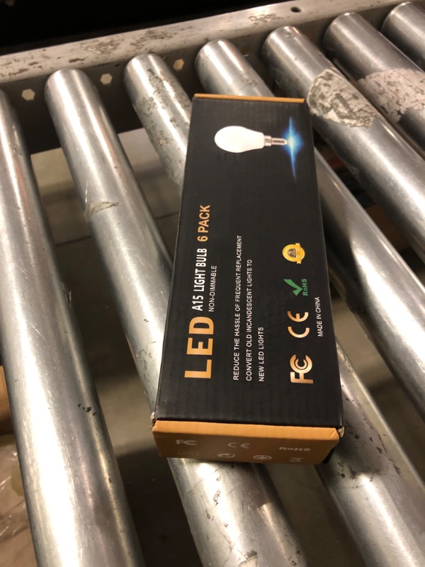 Photo 1 of 6 watt (60w Equivalent) Hansang LED Bulbs,E12 Small Base Candelabra Round Light Bulb,600 Lumen,Warm White 2700K,A15 LED Bulb Globe Shape,Non dimmable,G45 Ceiling Fan Light Bulbs (6 Pack) Warm White 2700K 6 Count (Pack of 1)