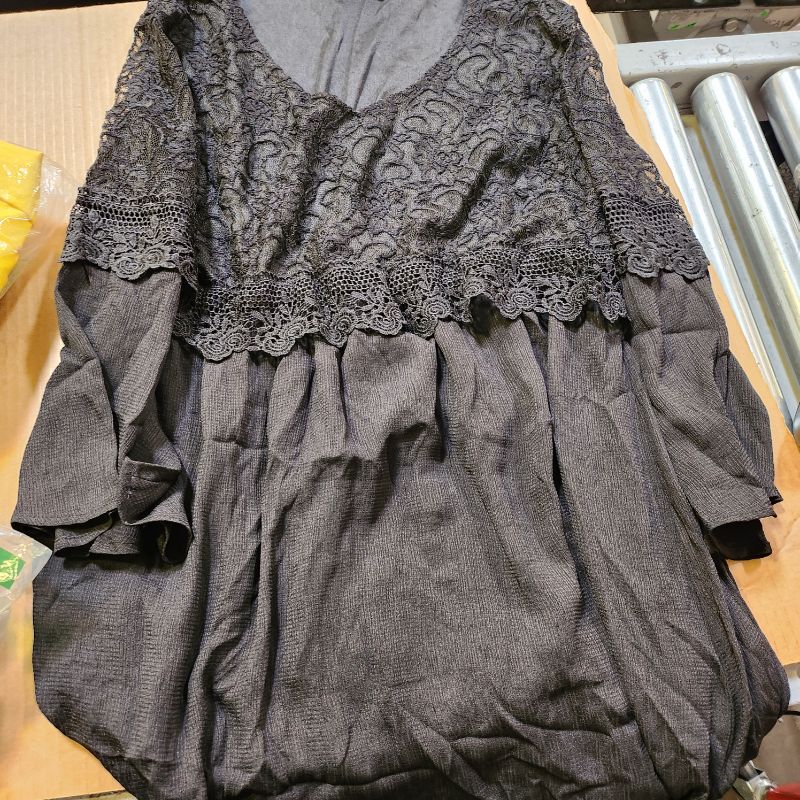 Photo 1 of BLACK LACE LONG SLEEVE DRESS SIZE XL