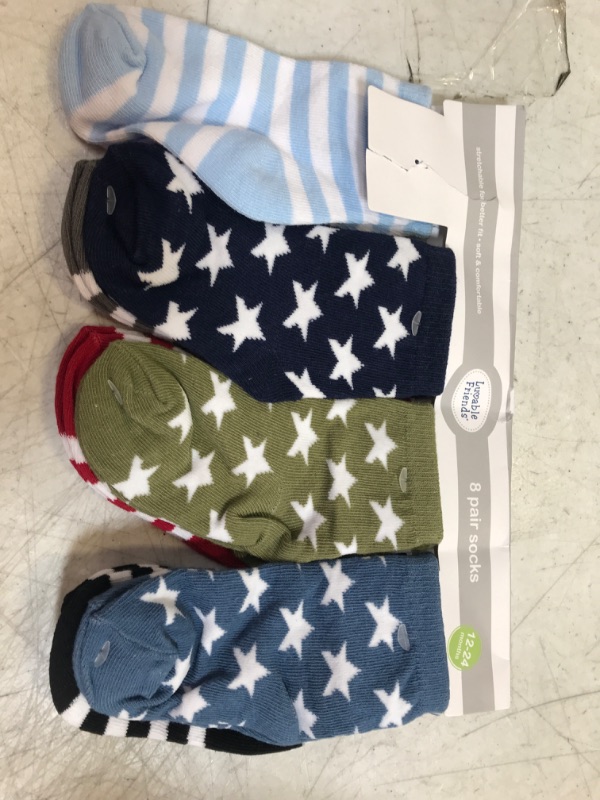 Photo 2 of Crew Sock 8pk (Baby Boys) missing 1 pair 12-24 months