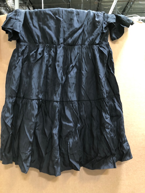 Photo 1 of BABY DOLL DRESS SIZE LARGE BLACK SOFT MATERIAL