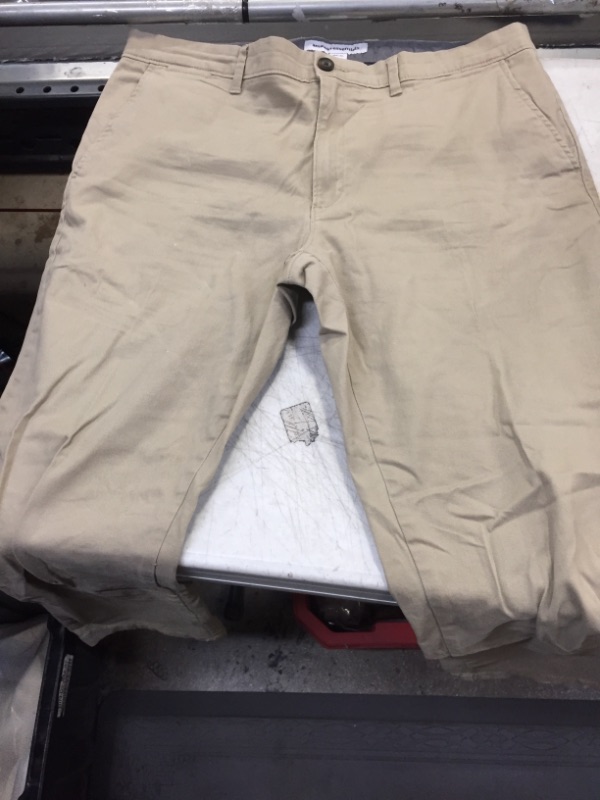 Photo 1 of AMAZON ESSENTIALS PANTS KHAKI 38 X 30