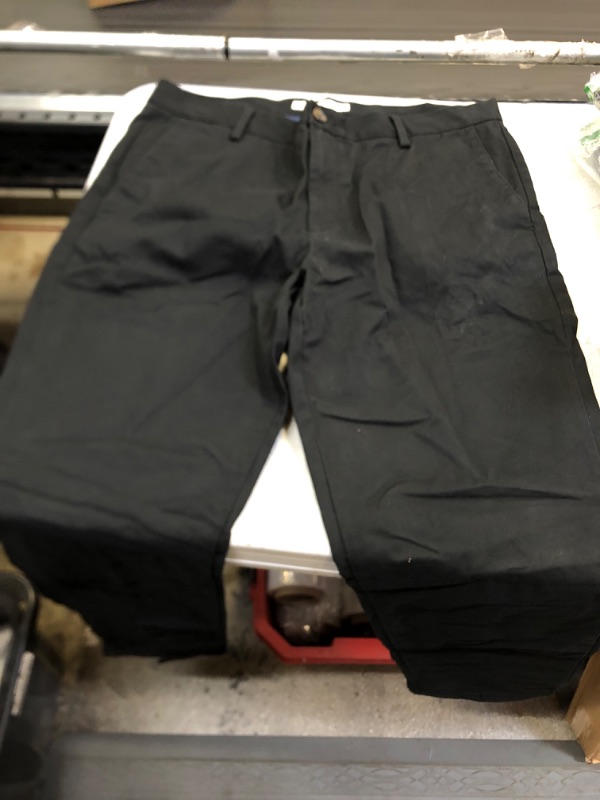 Photo 1 of AMAZON ESSENTIALS PANTS BLACK 35 X 34