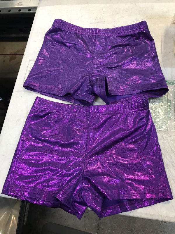Photo 1 of 2 PCK GIRLS SHORTS PURPLE 12-13 YRS OLD