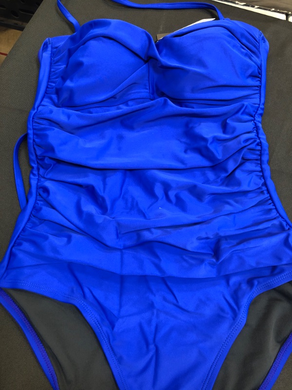 Photo 2 of BATHING SUIT SWIMWEAR ROYAL BLUE (SEE 2ND PHOTO FOR ACTUAL STYLE) SIZE SMALL