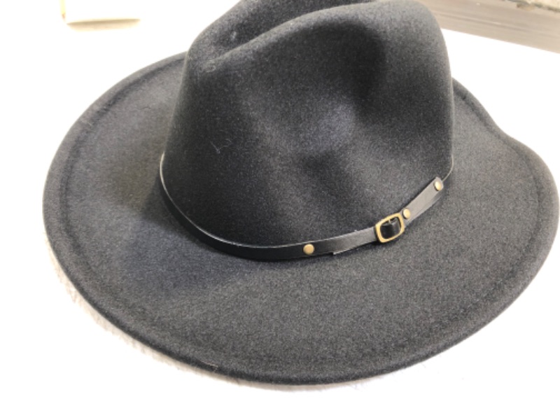 Photo 1 of BLACK HAT WITH BELT ACCESSORY