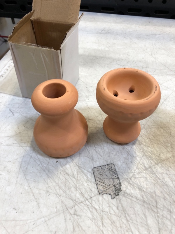 Photo 1 of 2 Pcs Clay Hookah Bowl for Shisha Premium Bowl
