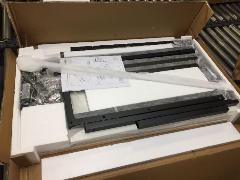 Photo 1 of Homieasy Small L Shaped Computer Desk, 47 Inch L-Shaped Corner Desk with Reversible Storage Shelves for Home Office Workstation, Modern Simple Style Writing Desk Table with Storage Bag(White) White 47inch - like new 