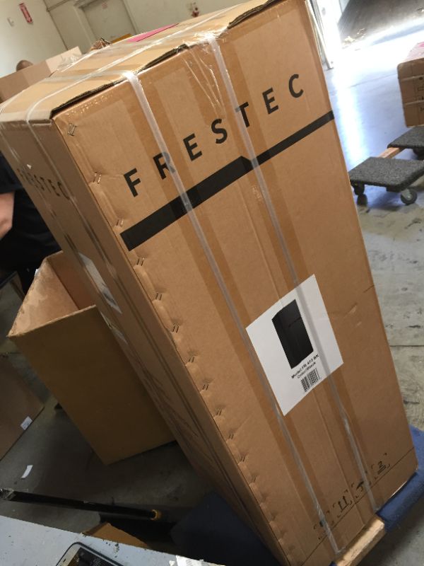 Photo 3 of Frestec 4.7 CU' Refrigerator, Mini Fridge with Freezer, Compact Refrigerator,Small Refrigerator with Freezer,Top Freezer, Adjustable Thermostat Control, Black (FR 472 BK) - FACTORY SEALED 