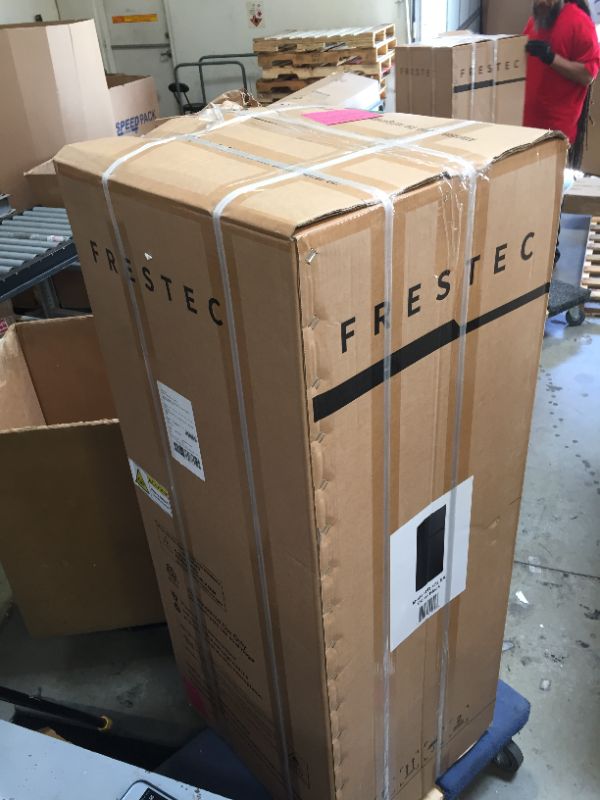 Photo 2 of Frestec 4.7 CU' Refrigerator, Mini Fridge with Freezer, Compact Refrigerator,Small Refrigerator with Freezer,Top Freezer, Adjustable Thermostat Control, Black (FR 472 BK) - FACTORY SEALED 