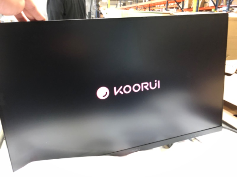 Photo 4 of KOORUI 27 Inch QHD Gaming Monitor 144 Hz, VA, 1ms, DCI-P3 90% Color Gamut, FreeSync G-Sync Compatible, (2560x1440, HDMI, DisplayPort) Black 27inch/144HZ/QHD/VA