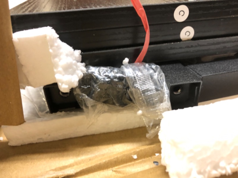 Photo 3 of ODK 6-Tier Ladder Shelf, 87 Inches Wall Mounted Ladder Bookshelf with Metal Frame, Open Industrial Shelves for Home Office, Bedroom and Living Room, Black
