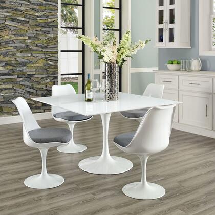 Photo 1 of Modway EEI1125WHI Lippa Collection EEI-1125-WHI 47" Dining Table with Square Shape TABLE TOP - TABLE TOP ONLY 