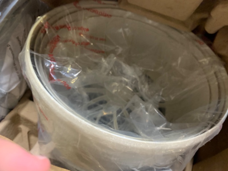 Photo 1 of Febreze Air Duster, Captures 99% of Allergens and Dust, Whisper-Quiet, Patented Technology, w/2 Replaceable Filters, White/Gray --- Box Packaging Damaged, Item is New