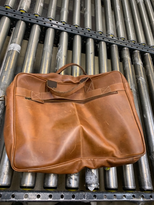 Photo 1 of 14"x18" Leather Laptop Bag --- No Box Packaging, Moderate Use
