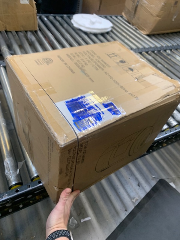 Photo 1 of 33Lbs Ice Maker Countertop, 10 Ice Cube Ready in 8-9 Mins, Crystal Clear Ice, 33Lbs/24H, Self-Cleaning Clear Ice Maker Machine, 2 Sizes Ice Cube Maker, Ice Scoop/Basket/Hook, for Home Camping Party RV 33Lbs Crystal Ice Cubes --- Box Packaging Damaged, Mod