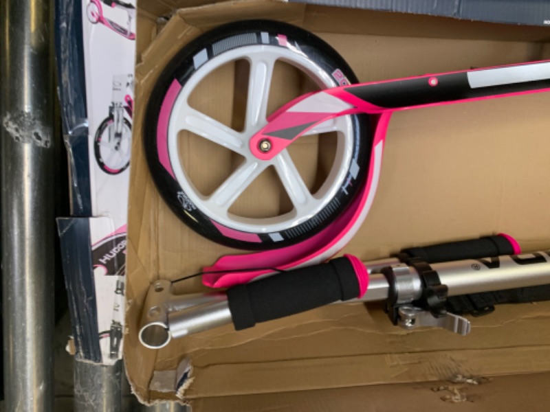 Photo 5 of HUDORA Big Wheel Scooter 205 - Tret-Roller White/Pink --- Box Packaging Damaged, Item is New
