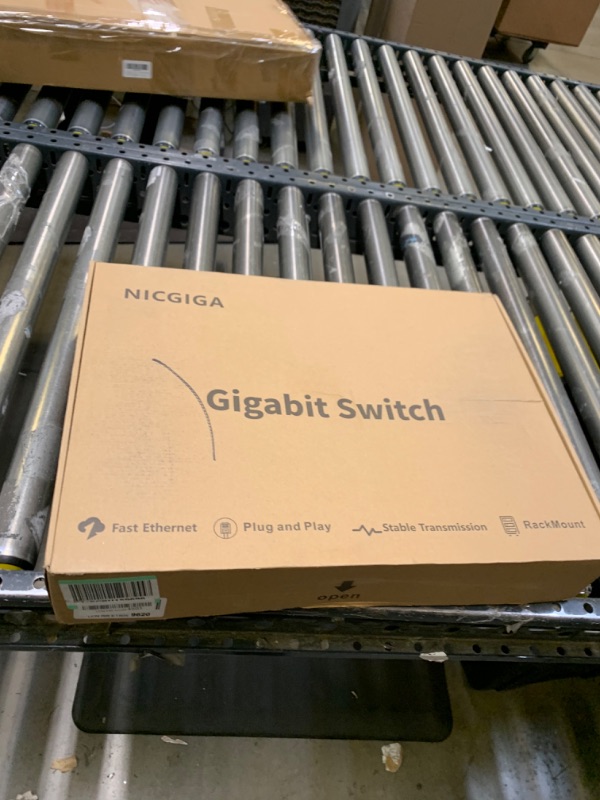 Photo 2 of 48 Port Gigabit Ethernet Switch Unmanaged + 2 x 1G SFP Port, NICGIGA Network Switch, Rack Mount, Plug and Play 50 Port | 48 Gigabit | 2xSFP  --- Box Packaging Damaged, Item is New
