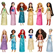 Photo 1 of Disney Princess Royal Collection, 12 Royal Shimmer Fashion Dolls with Skirts and Accessories, Toy for Girls 3 Years Old and Up --- Box Packaging Damaged, Item is New
