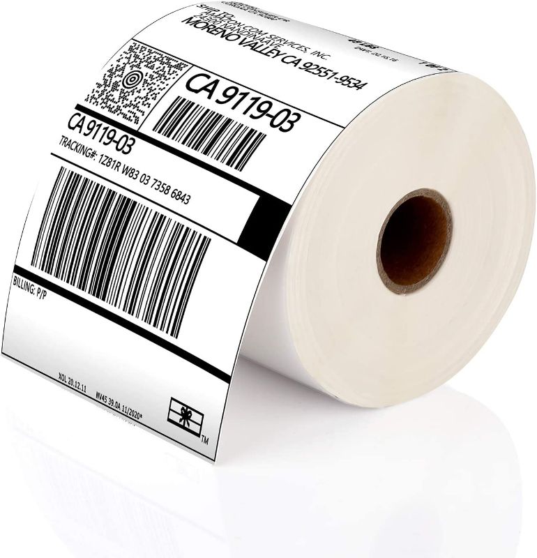 Photo 1 of 3 Pack Bundle - JADENS 4x6 Thermal Labels - 350 Labels, Compatible with Rollo, Brother, Zebra and Most Thermal Printer, Perforated, Commercial Grade, Doesn't Compatible with Dymo --- Box Packaging Damaged, Item is New

