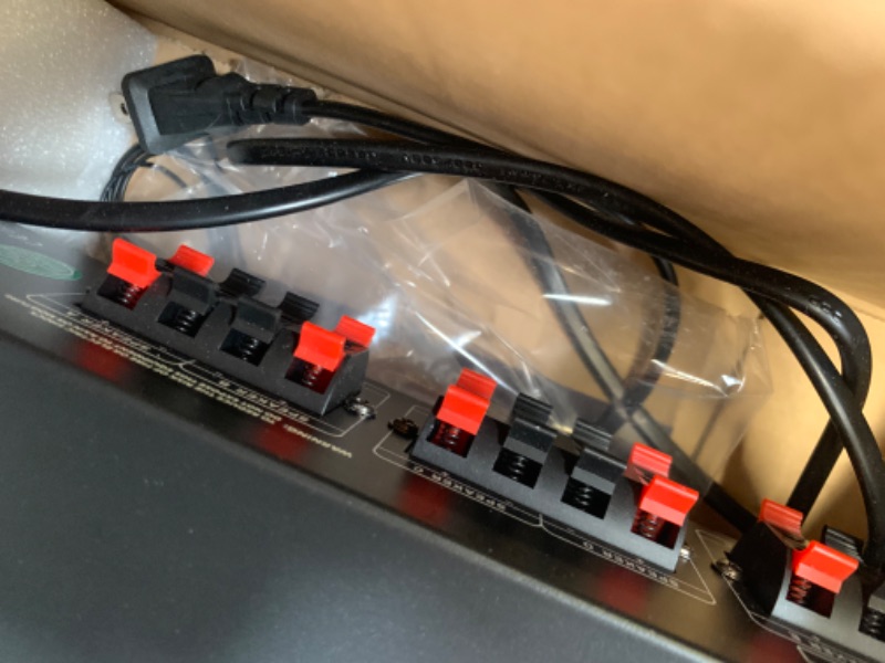 Photo 5 of Pyle PTA66BT 6-Channel 600W Bluetooth Home Audio Stereo Amplifier Receiver System --- Box Packaging Damaged, Minor Use, Missing Remote