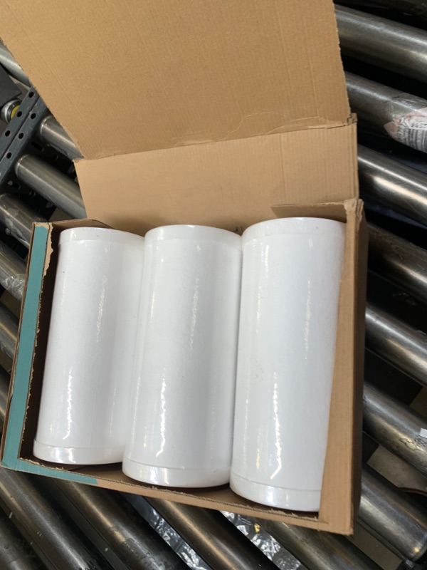 Photo 3 of 5 Micron 10" x 4.5" Whole House Sediment and Carbon Water Filters SimPure Replacement Cartridge for GE FXHTC, GXWH40L, RFC-BB / 155141-43, FC15B, HB18B, WRC25HD, WDGD-5005, W10-PR, W15-PR, 3-Pack --- Box Packaging Damaged, Item is New
