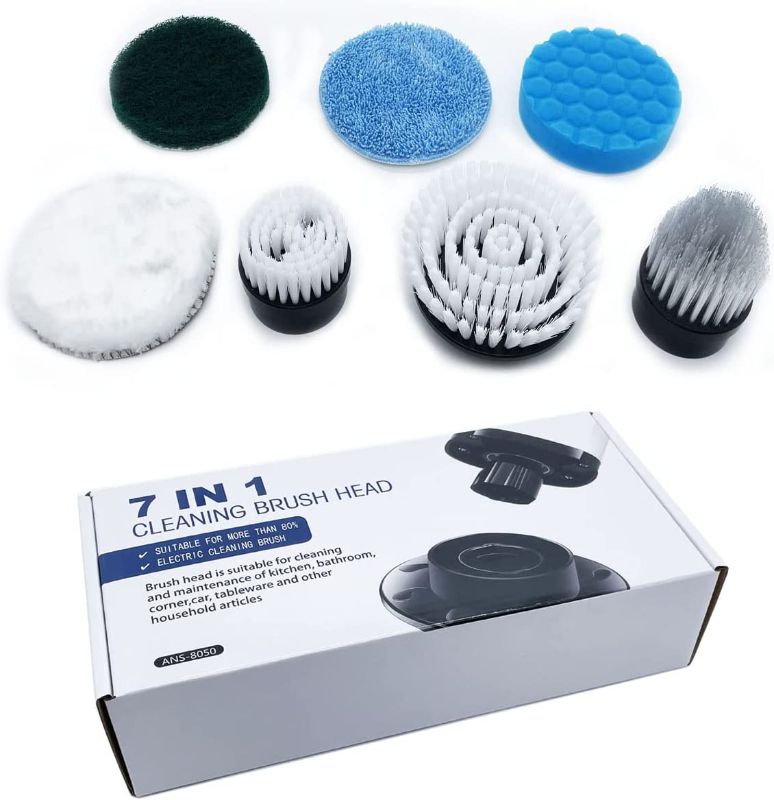 Photo 1 of ANS-8050 Electric Spin Scrubber Accessories Kit
