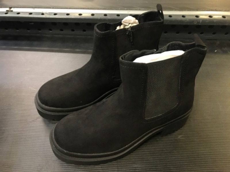 Photo 2 of SIZE UNKNOWN - LUOKIA SLIP-On Boots. With a memory foam footbed and a plush faux-fur lining, these women's slip-on boots keep your feet comfy and warm during cold-weather adventures