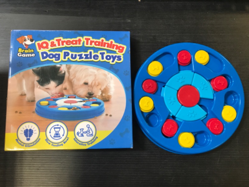 Photo 2 of Dog Puzzle Toys Interactive Dog Toy for Puppy IQ Stimulation &Treat Training Dog Games Treat Dispenser for Smart Dogs, Puppy &Cats Fun Feeding 