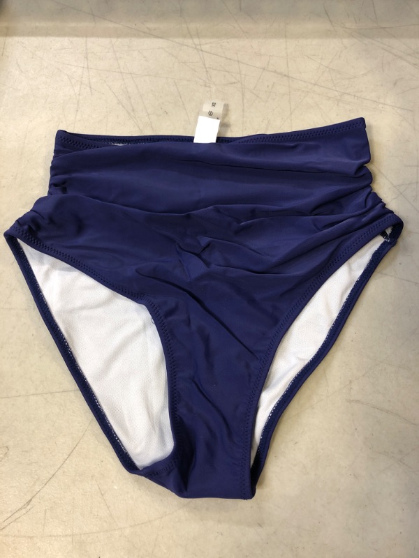 Photo 1 of HIGH WAISTED BIKINI BOTTOM - XS - BLUE