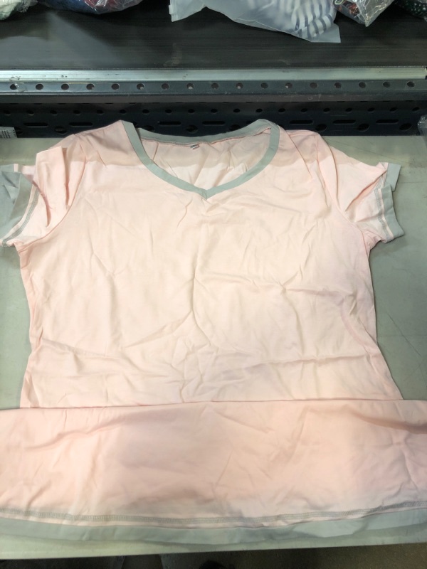 Photo 1 of PINK W/ GREY OUTLINING NIGHTGOWN - LARGE