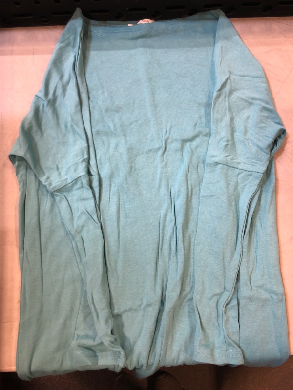 Photo 1 of LONG SLEEVE BLUE TOP - L
