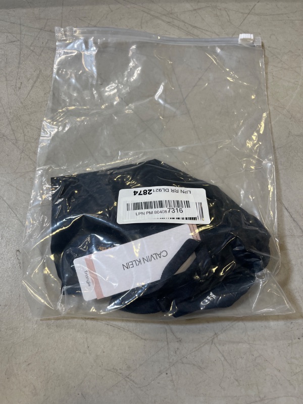 Photo 1 of Calvin Klein Women's Invisibles Comfort Lightly Lined Seamless Wireless Triangle Bralette Bra X-Large Black