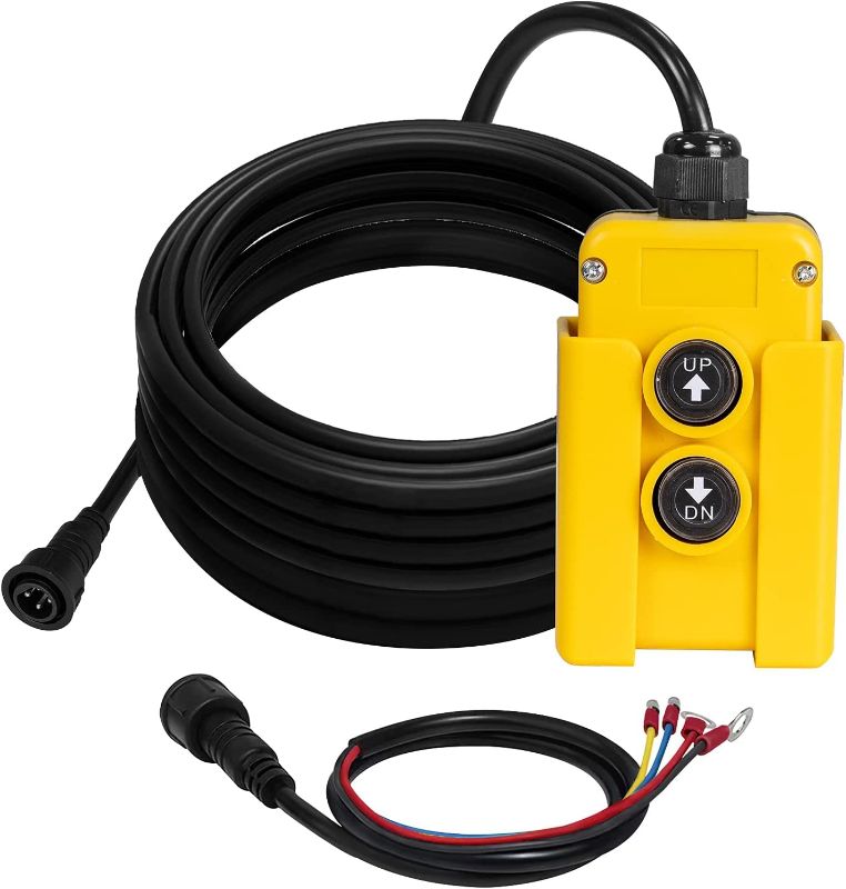 Photo 1 of 4 Wire Dump Trailer Remote Control Switch for Hydraulic Pump 12V DC for Lift Winch Dump Bed
