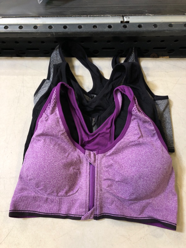 Photo 1 of 3CT SPORTS BRA - SIZE : UNKNOWN LOOKS LIKE A MED/LRG - MULTICOLORS
