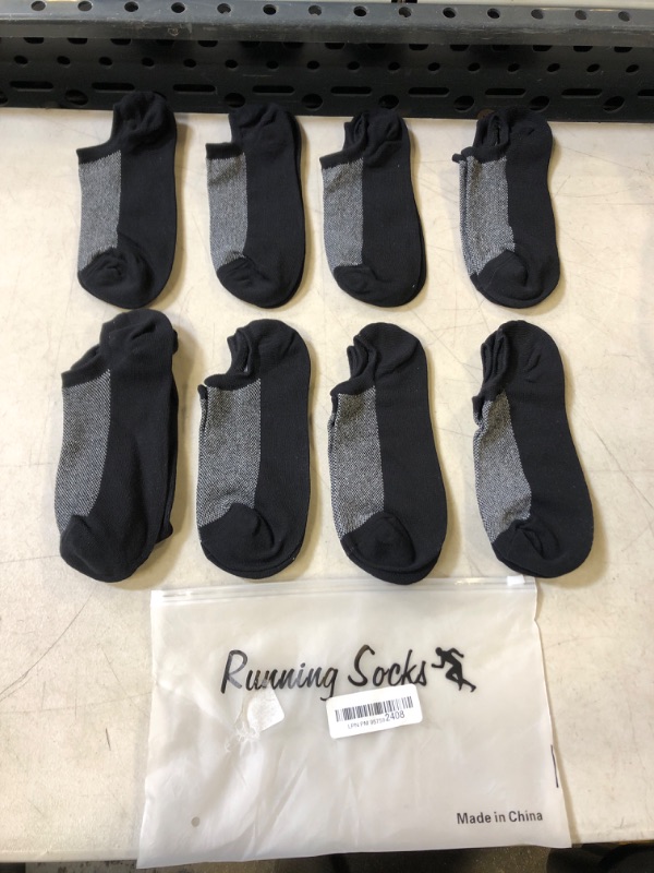 Photo 1 of 8 PAIR BLACK SOCKS - WOMENS SIZE : 7-9