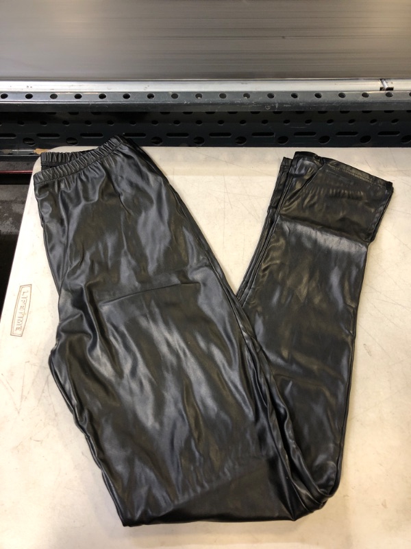 Photo 1 of BLACK LEATHER LEGGING - LRG