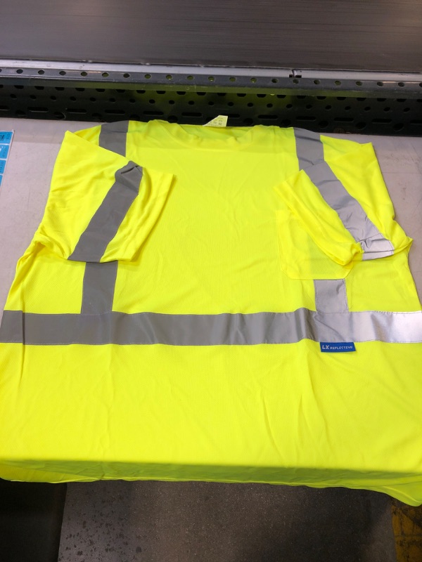 Photo 1 of 3CT CONSTRUCTION WORKER - YELLOW HIGHLIGHTER T-SHIRT - XL