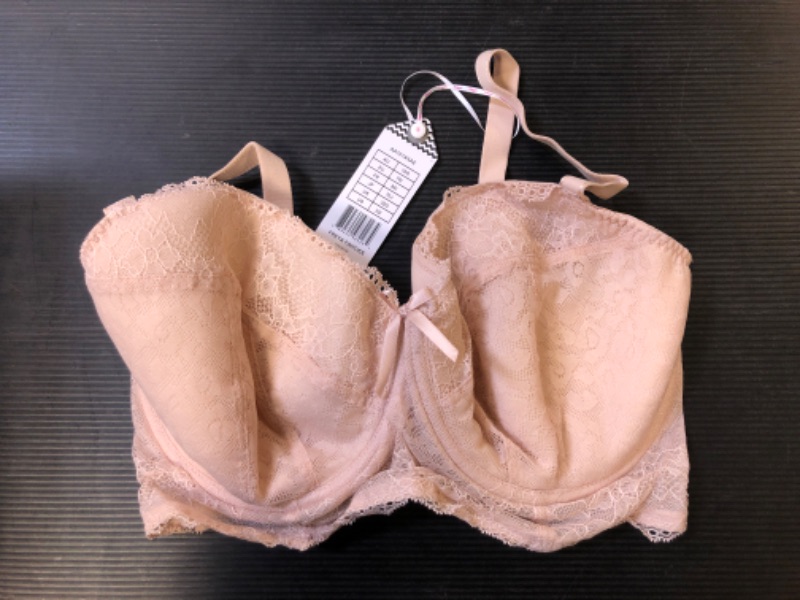 Photo 1 of  Size 32G - Freya Fancies Full Figure Longline Underwire Bra in Beige at Nordstrom, Size 32G
