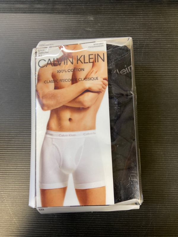 Photo 2 of Calvin Klein 5-Pack Mens Cotton Classic Fit Boxer Briefs $64 (XLarge Black)
