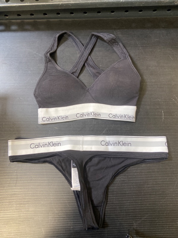 Photo 1 of BRA SIZE - XS UNDERWEAR SIZE - L CALVIN KLEIN 