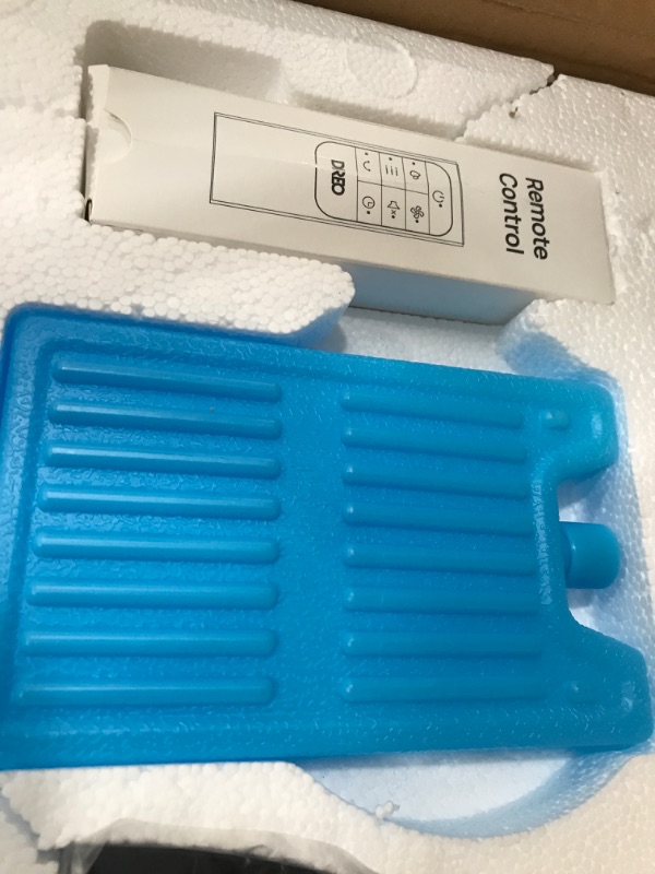 Photo 1 of Dreo Evaporative Air Cooler, 40” Cooling Fan 2023 Upgrade with 80° Oscillating, Removable Water Tank, Ice Packs, Remote Control, 4 Speeds, 7H Timer, Personal Swamp Cooler for Room Home Office Winter Black