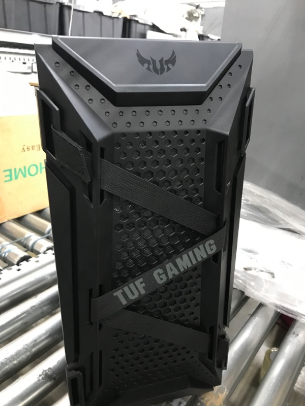 Photo 4 of ASUS TUF Gaming GT301 Mid-Tower Compact Case for ATX Motherboards with honeycomb Front Panel, 120mm AURA Addressable RBG fans, headphone hanger, and 360mm radiator support, 2 x USB 3.2 TUF GT301 Case