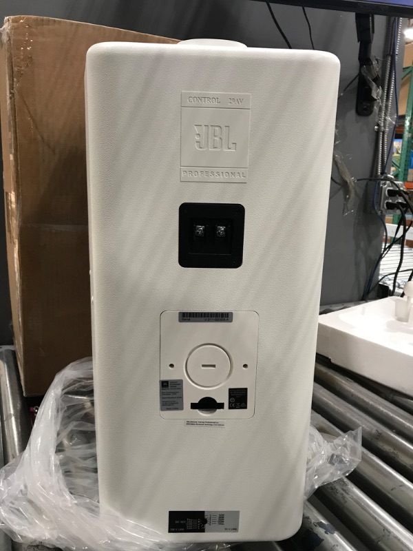 Photo 3 of JBL Professional C29AV-WH-1 2-Way Premium 8-Inch Indoor Outoor Monitor Speaker, White White 300-Watt With Multi-Tap Transformer