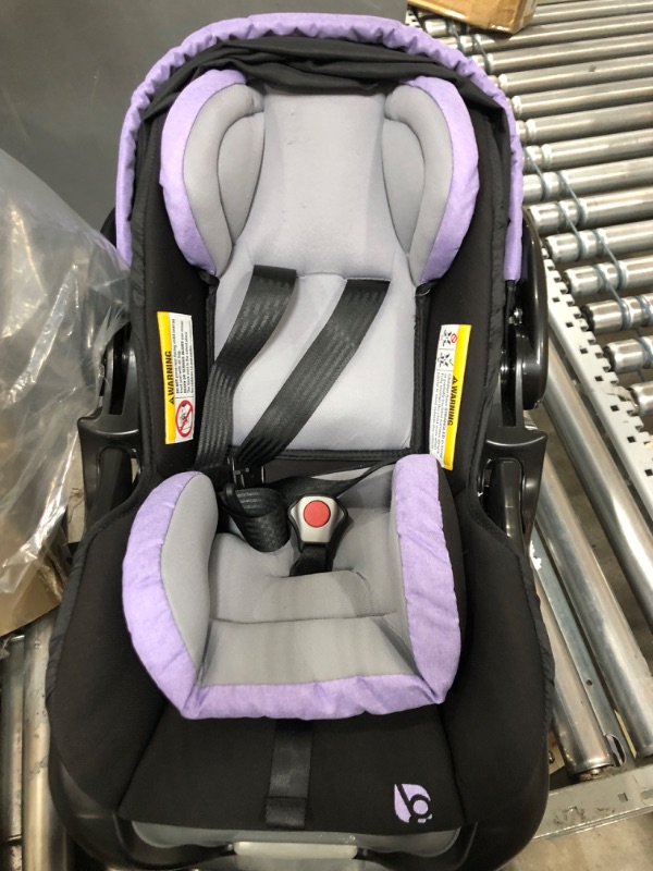 Photo 3 of Baby Trend Secure Snap Tech 35 Infant Car Seat, Lavender Ice 16.5x16.25x28.5 Inch (Pack of 1)