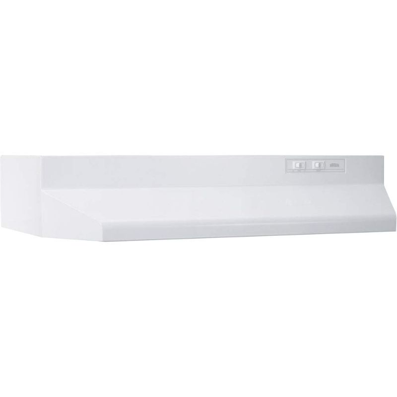 Photo 1 of 
Broan 403001 30" Ducted Range Hood, White 160 CFM