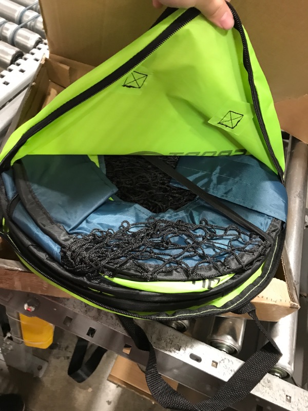 Photo 1 of JOOLA Sport Squad Portable Soccer Goal Net Set - Pop Up Training Soccer Goals for Backyard - Indoor or Outdoor Versions - Easy Assembly - Great for Kids and Adults Blue/Green