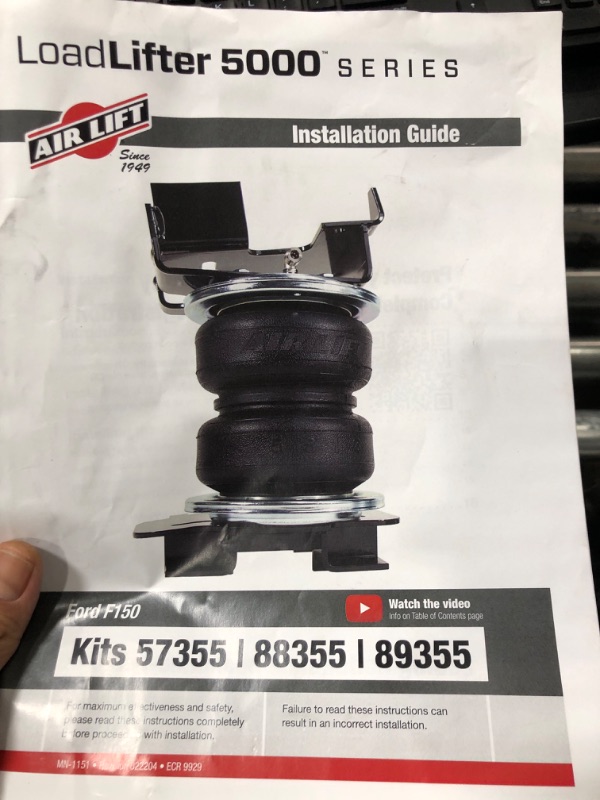 Photo 2 of Air Lift 89355 LoadLifter 5000 Ultimate Plus Air Suspension Kit